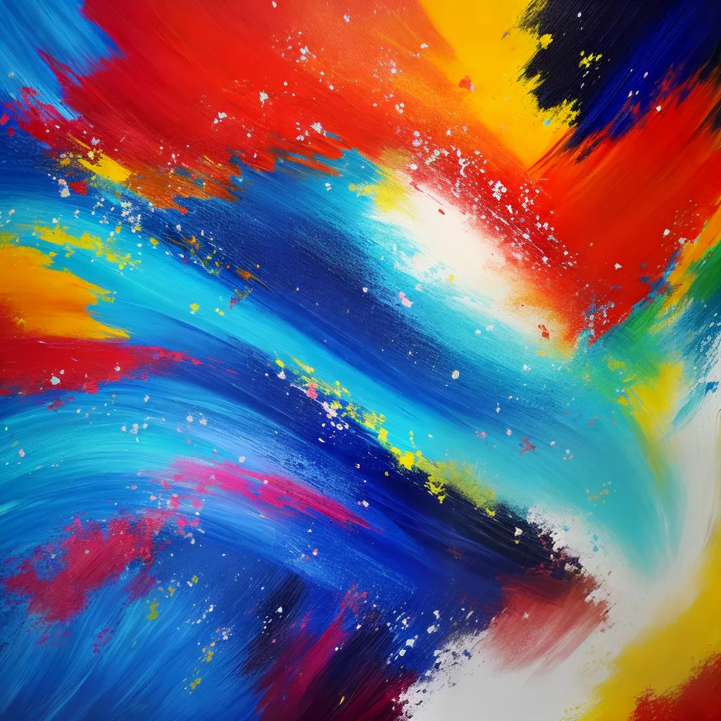 pintura acrilica vibrante dinamica 1