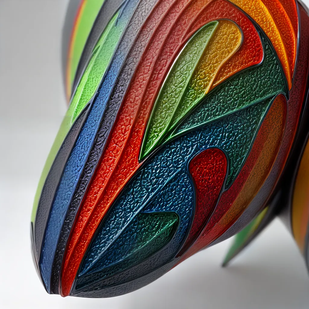 escultura plastica contemporanea detalhes