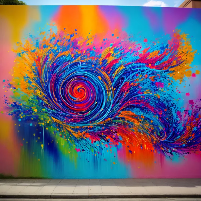 A arte da pintura em tinta spray sobre tela e a sua expressão urbana