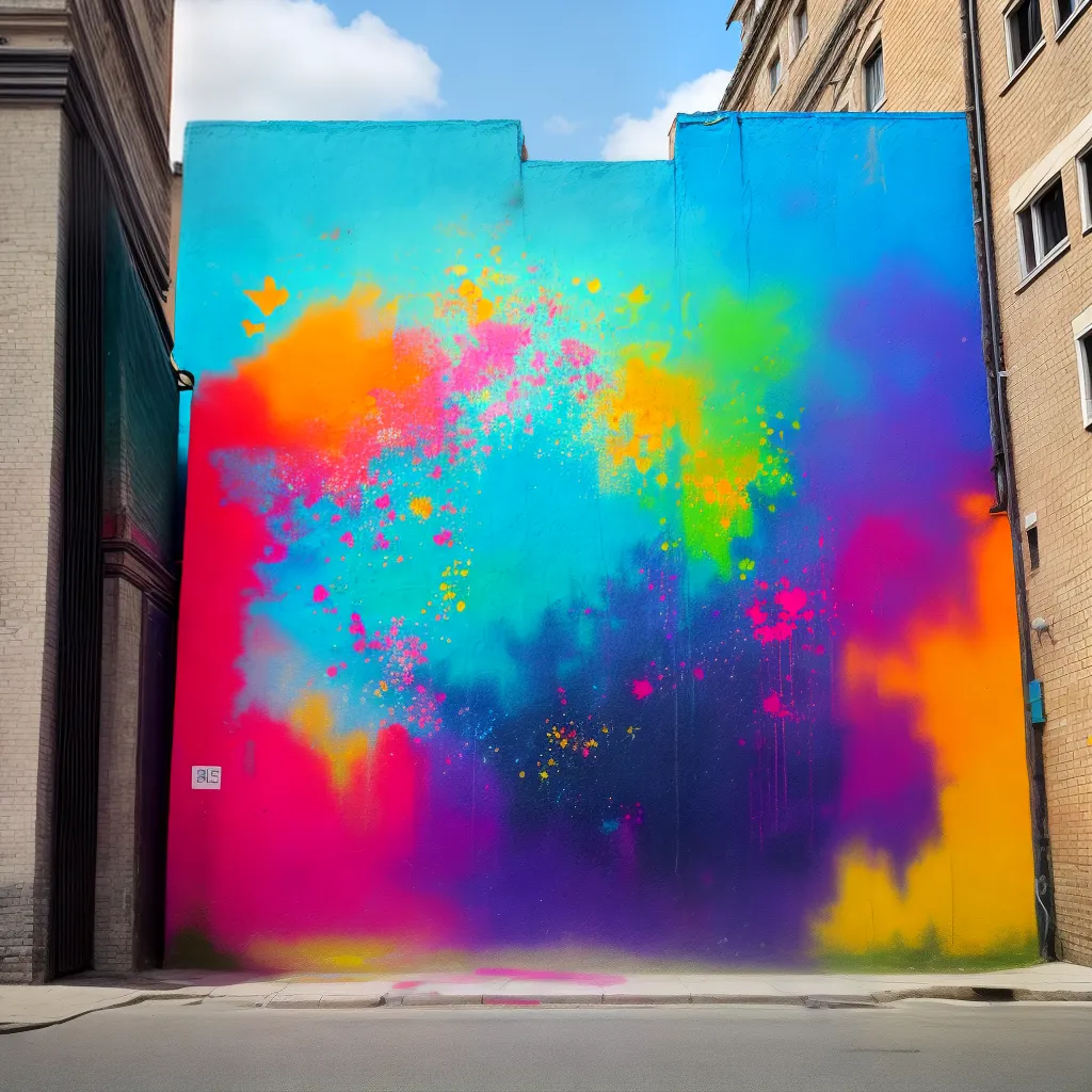 mural grafite cores urbanas