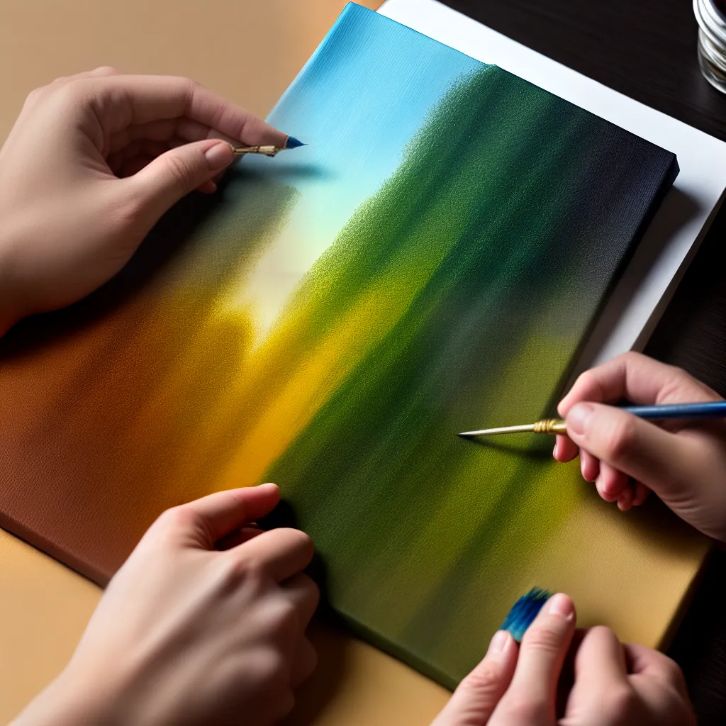 pintura oleo maos arte classica 1