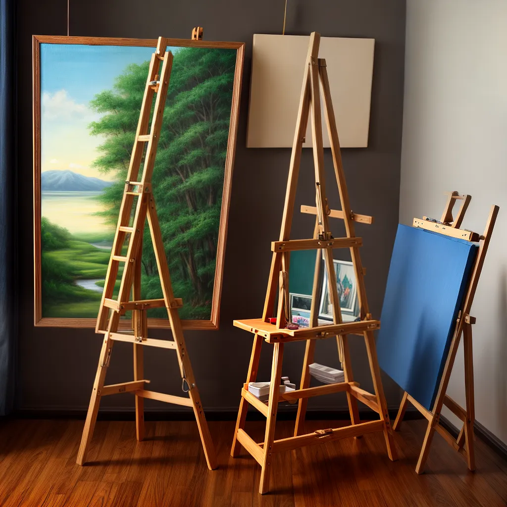 easel estudio sol pintura oleo