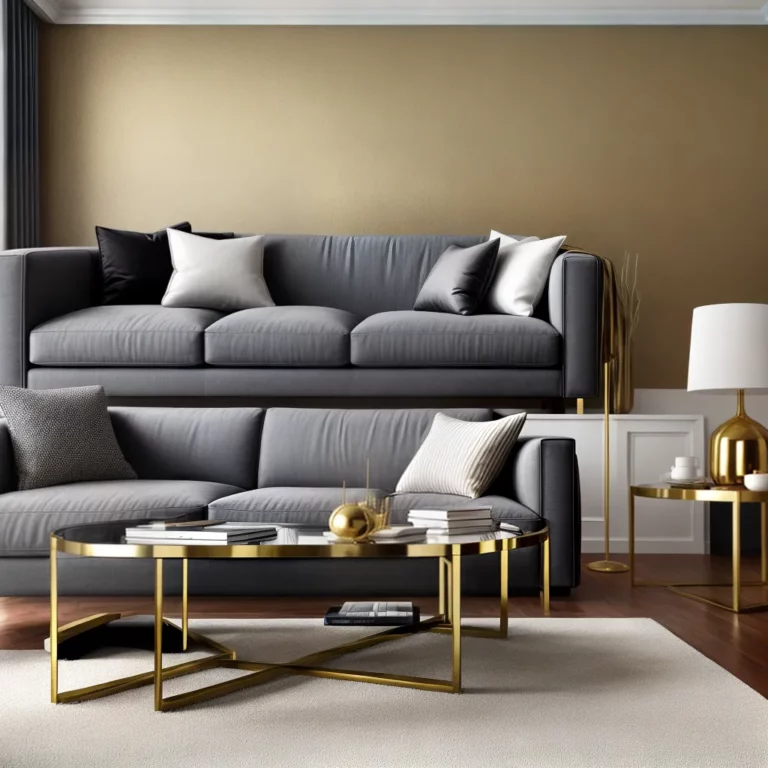 Cores metálicas na decoração