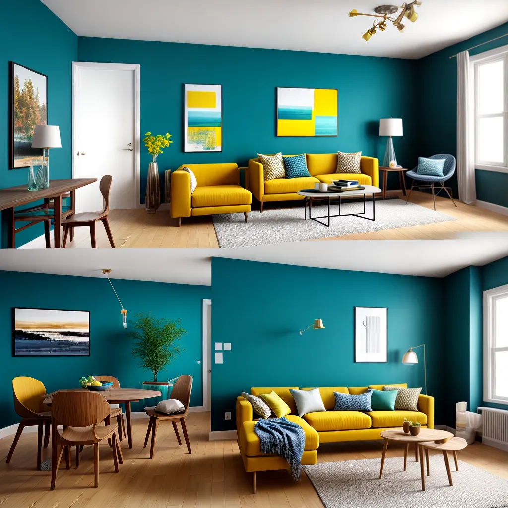 Como usar cores na decoração de ambientes integrados