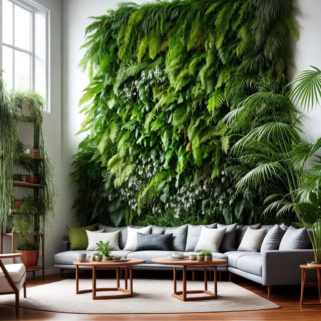 sala estar verde natural sofa madeira