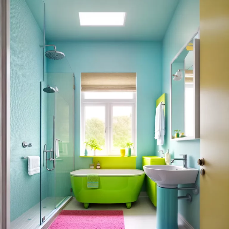 Cores na decoração de banheiros pequenos: como escolher
