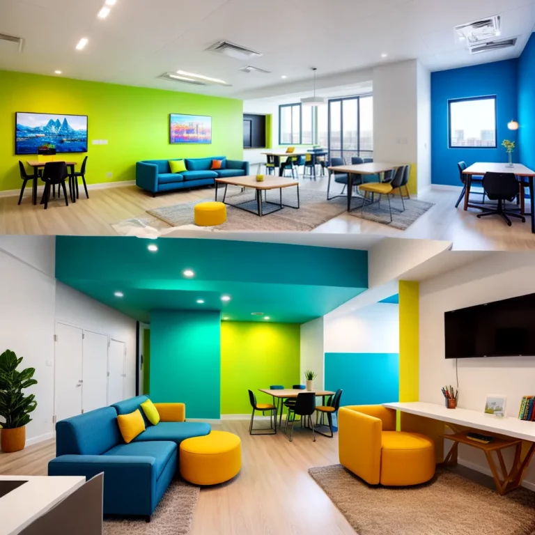 Cores na decoração de espaços de coworking: como escolher