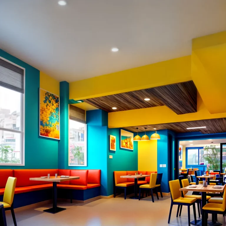 Cores na decoração de restaurantes: como escolher