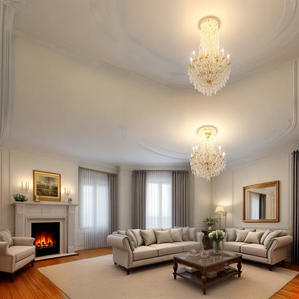 sala classica decorada neutra
