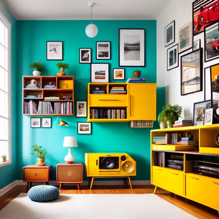 Decoração com cores em estilo retrô: como criar um ambiente nostálgico
