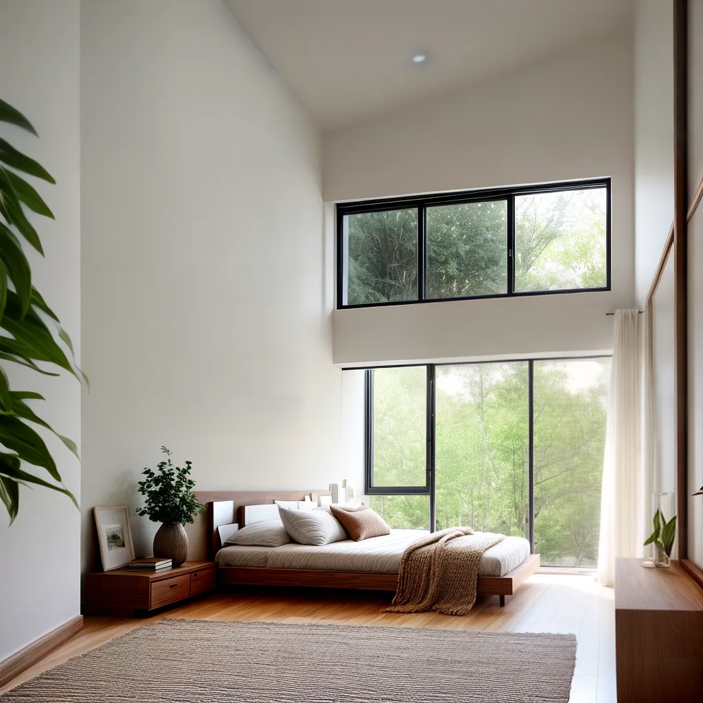 quarto sereno tons terrosos natureza