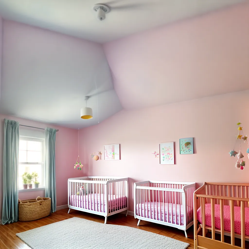 quarto infantil iluminado organizado acolhedor