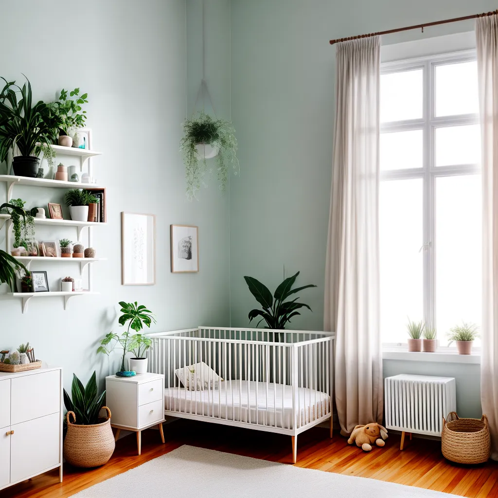 quarto infantil sereno pastel natureza