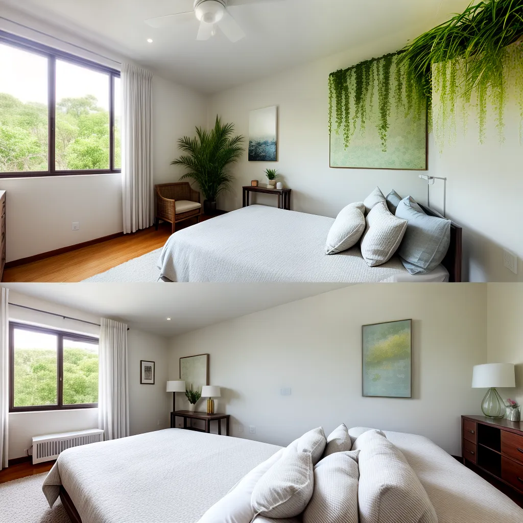 quarto sereno pastel jardim fengshui