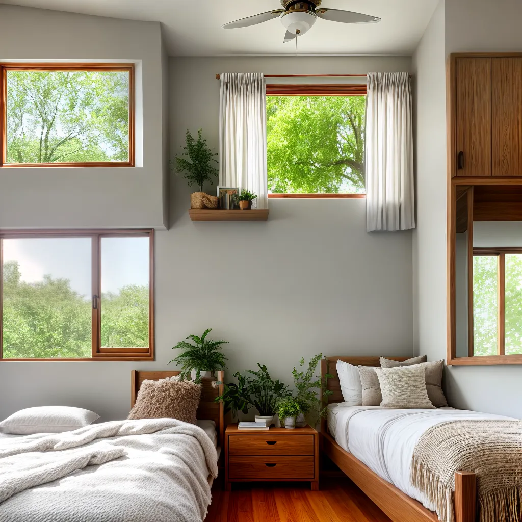 quarto harmonia natureza luz meditacao