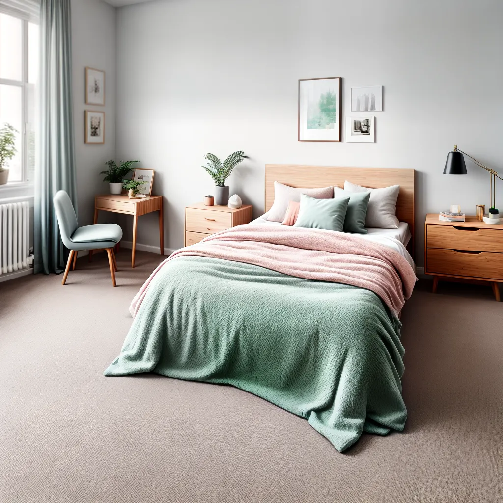 quarto pastel conforto