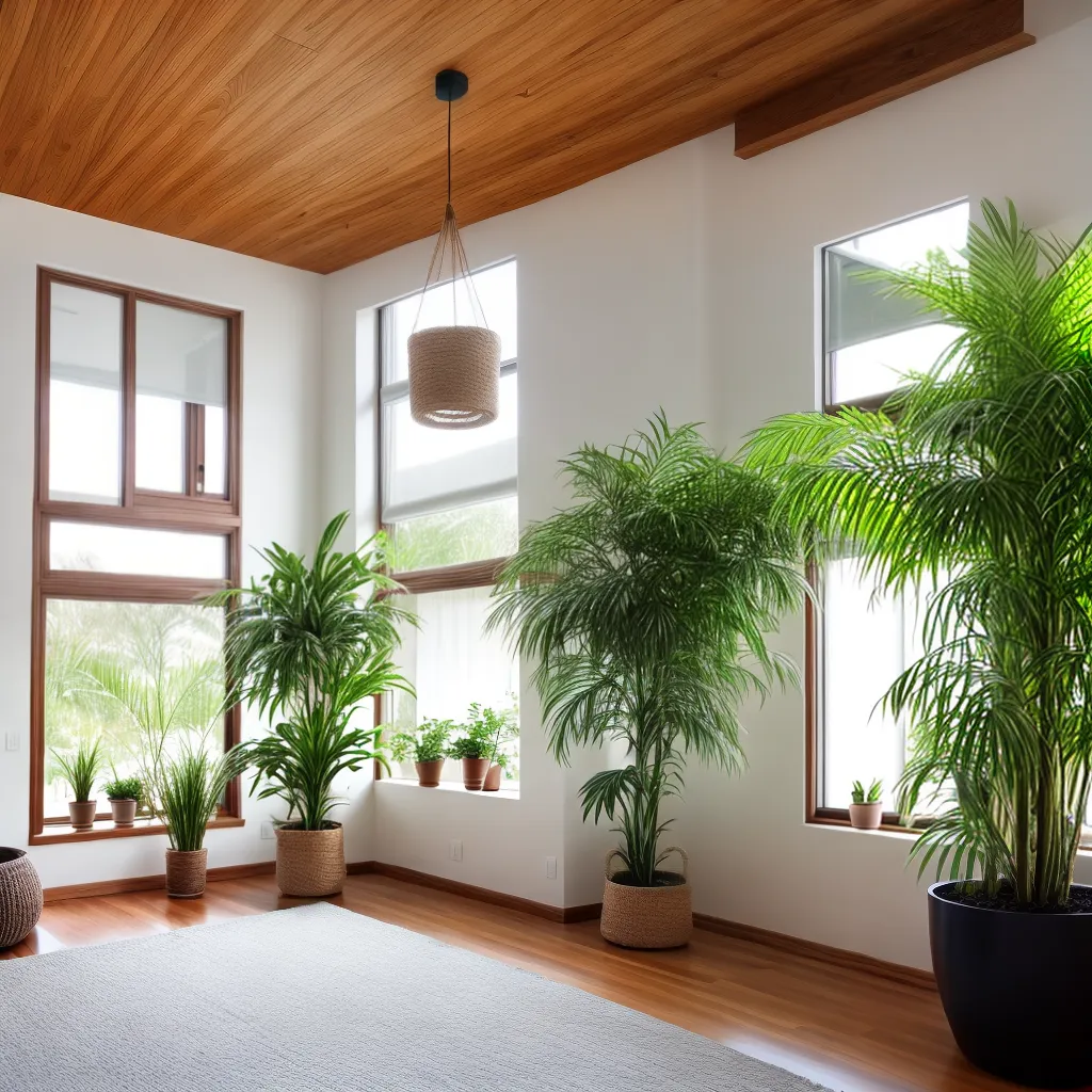 sala iluminada planta ventochime