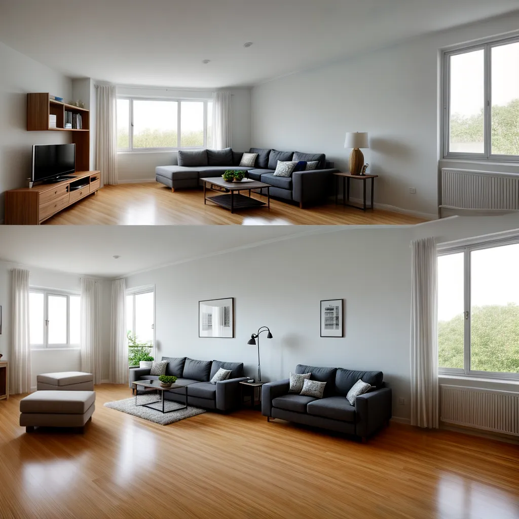 sala minimalista luz natural feng shui 3