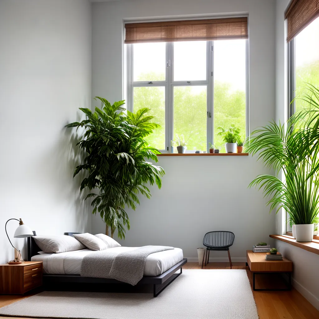 quarto sereno minimalista natureza