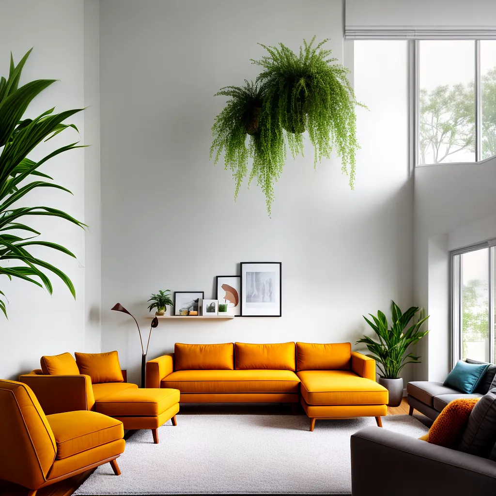 sala organizada conforto natureza