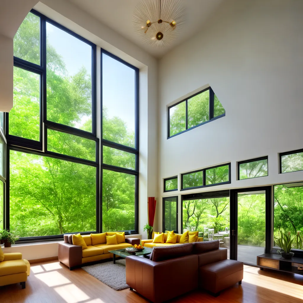 sala arejada jardim colorida feng shui