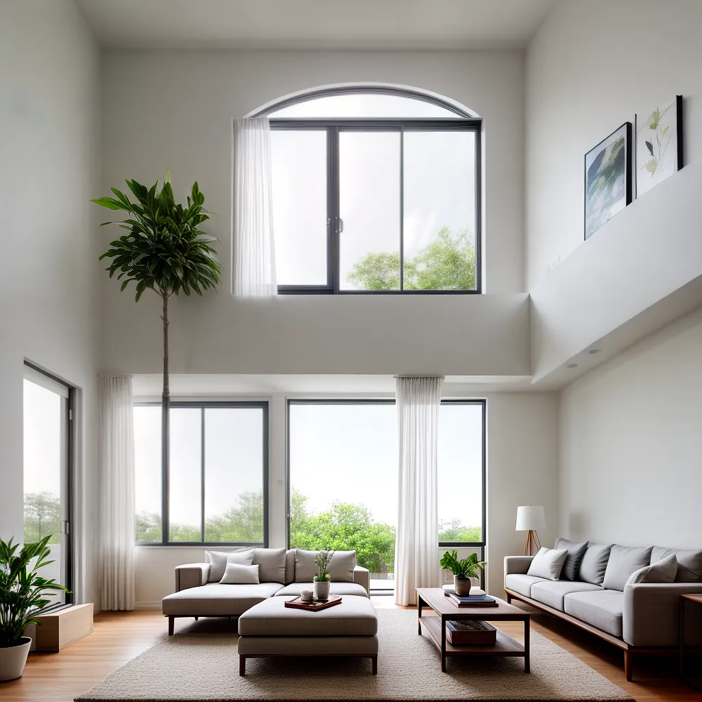 sala neutra luz natural conforto
