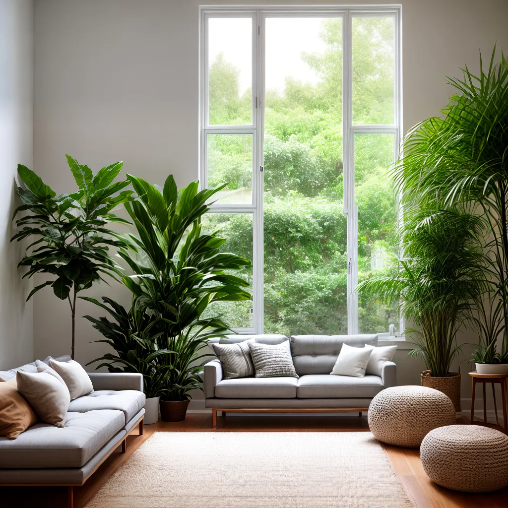 sala decorada natureza familia