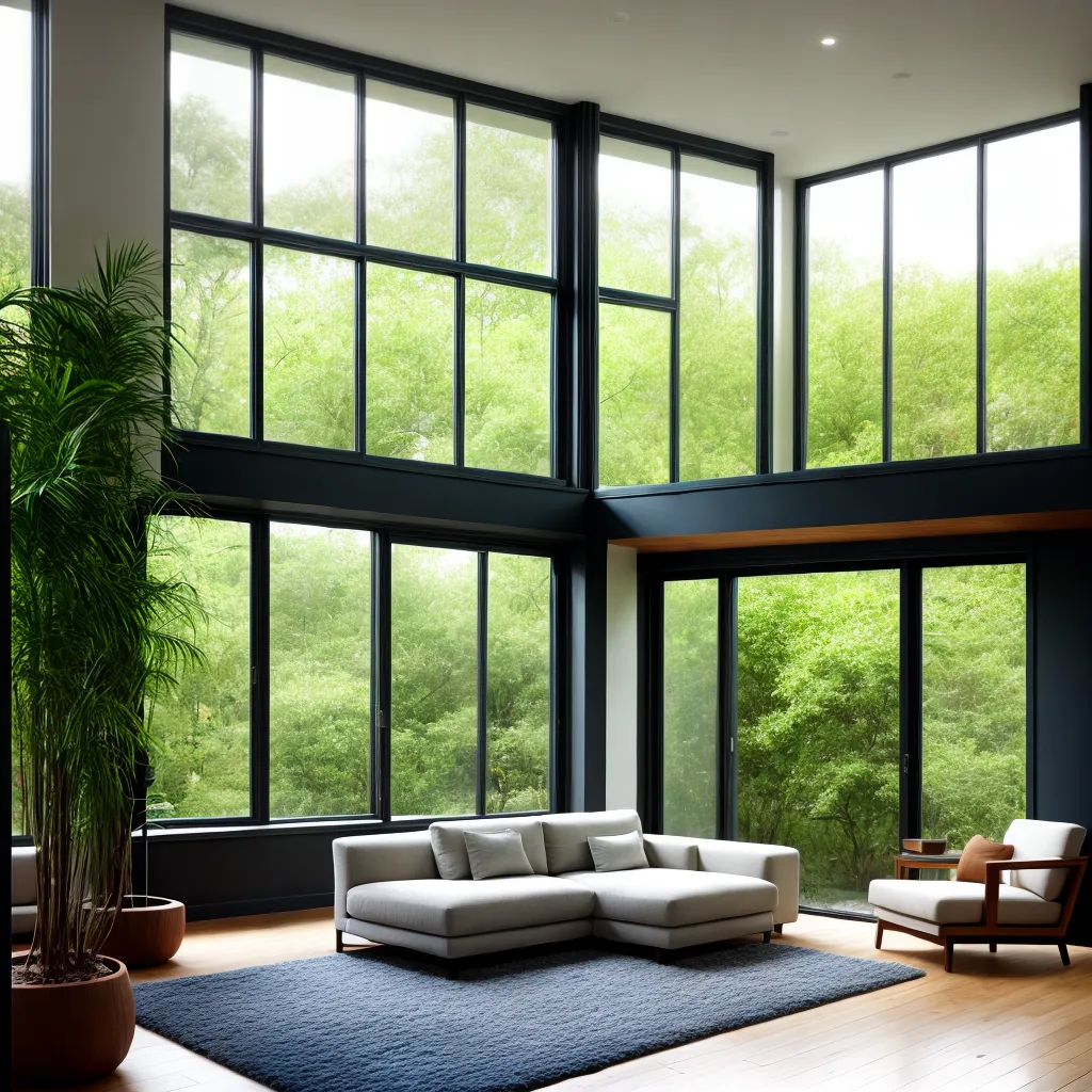sala minimalista luz natureza mobiliario