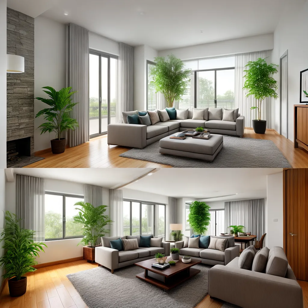 sala feng shui harmonia natureza