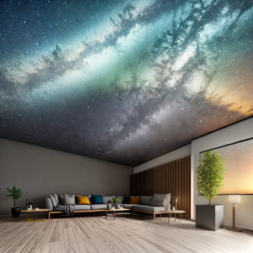 sala estar iluminada harmonia natureza