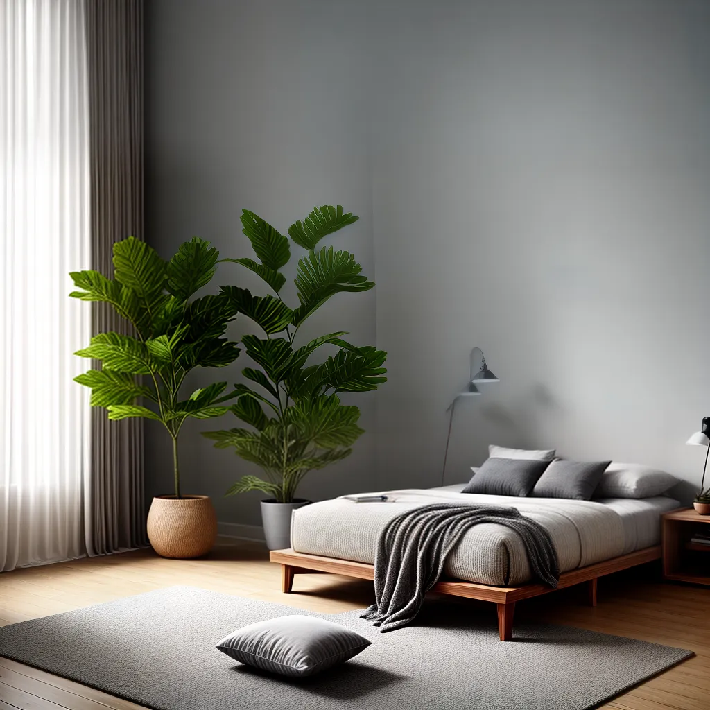 quarto minimalista feng shui meditacao