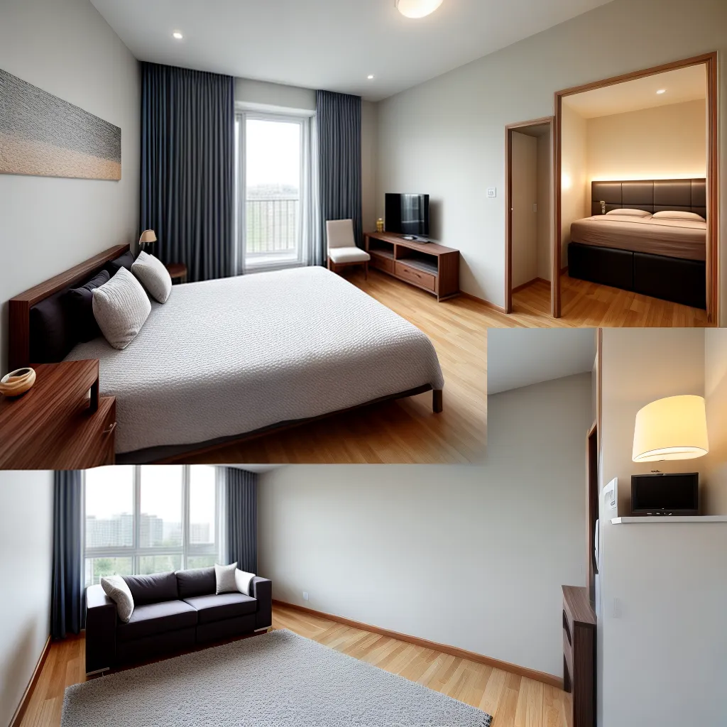 quarto moderno silencioso dormindo quarto moderno silencioso dormindo
