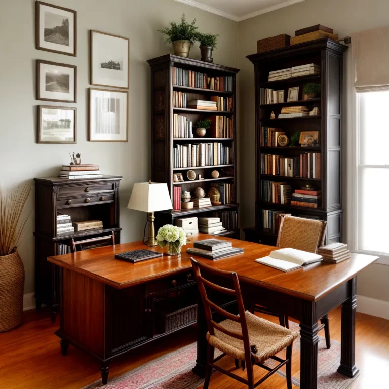 Ideias de decoração vintage para home office