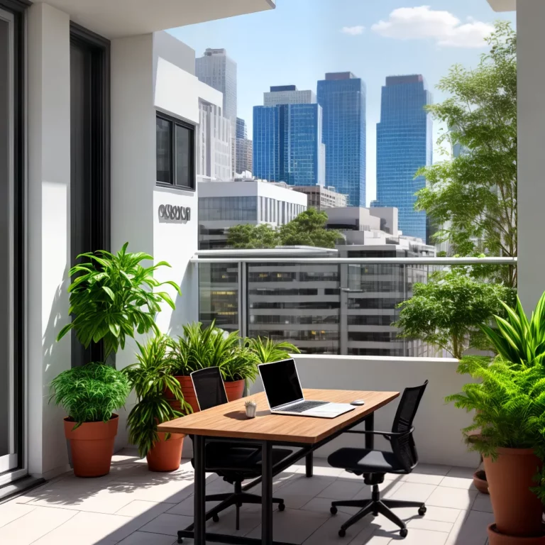 Como criar um home office na varanda