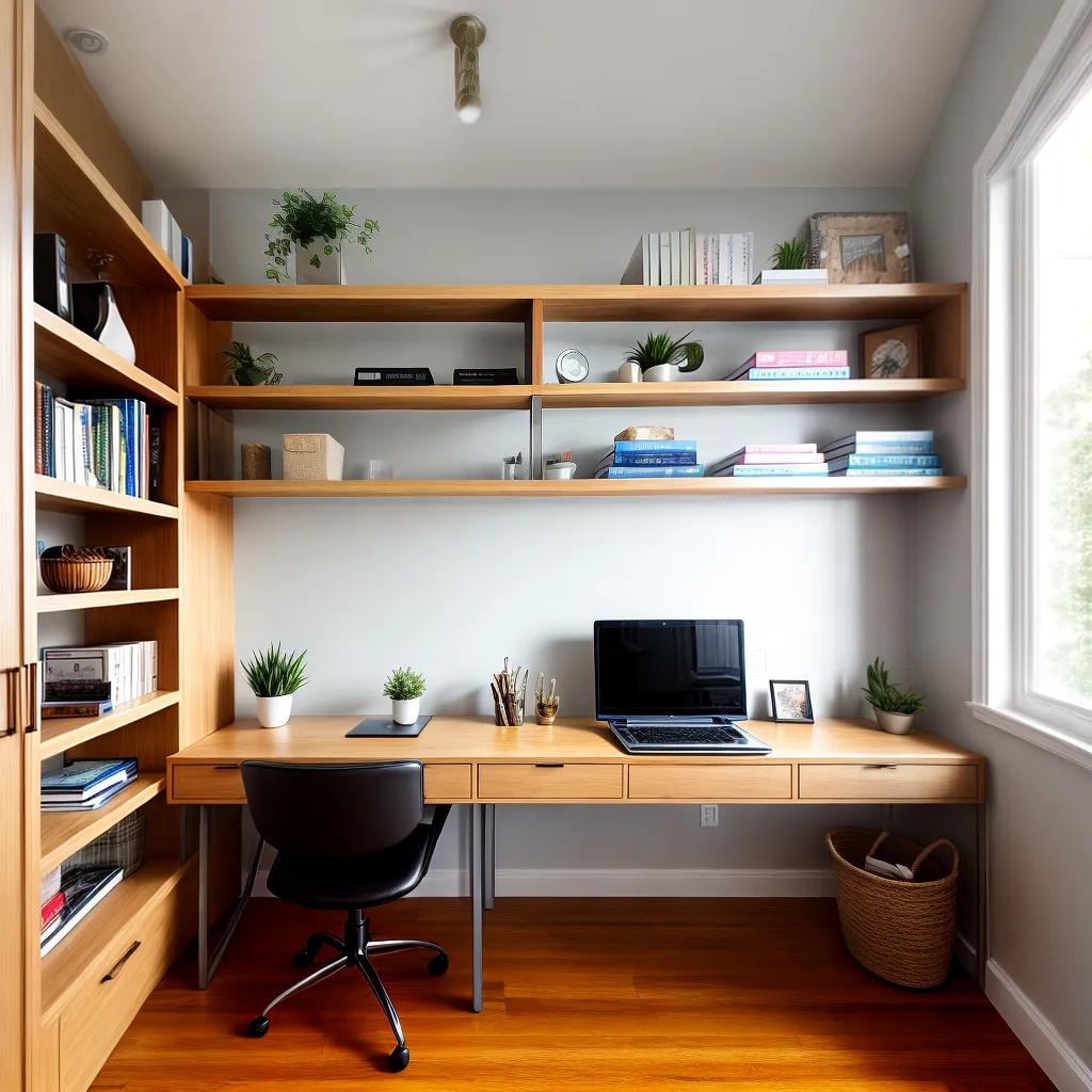 escritorio closet confortavel produtivo