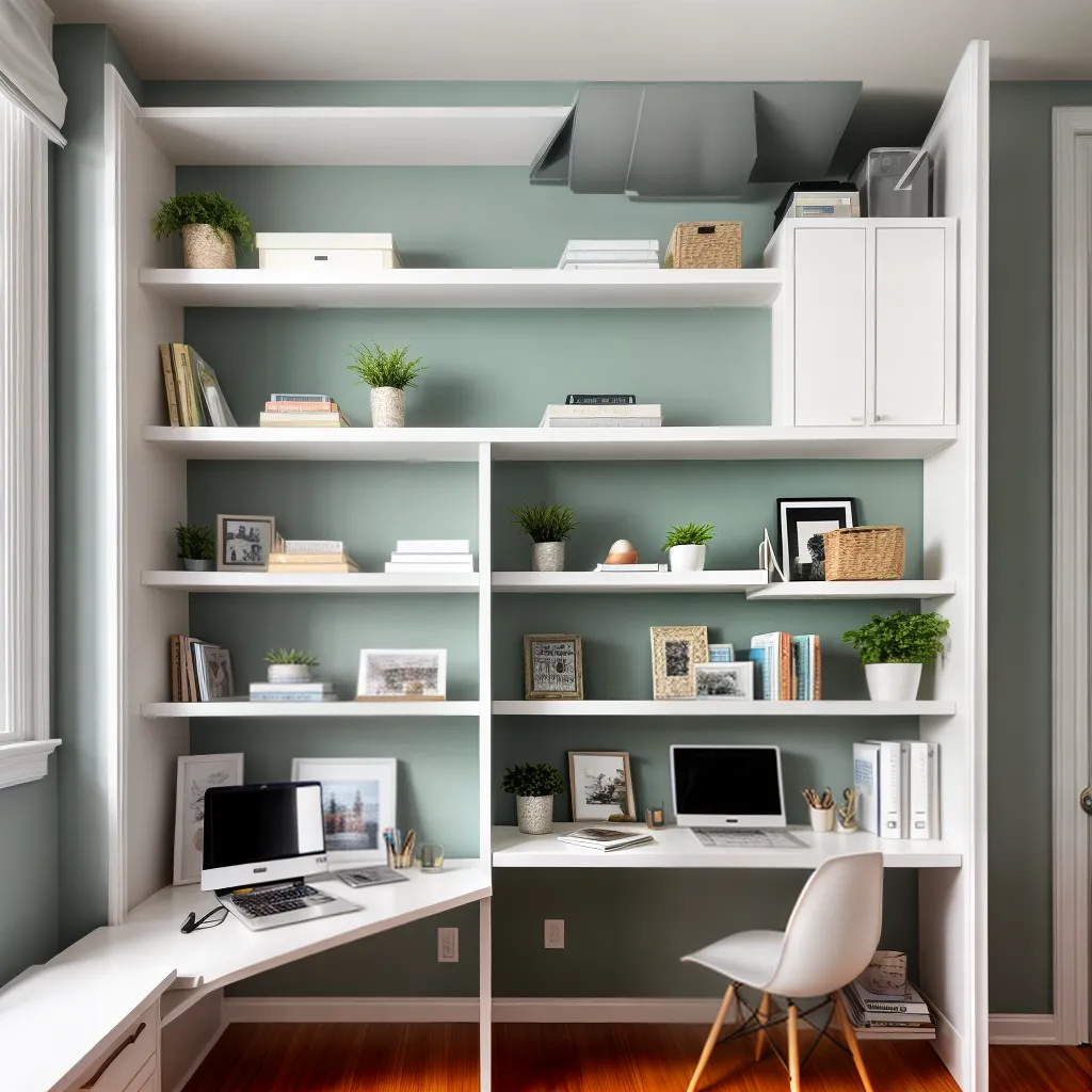 escritorio closet organizado inspirador