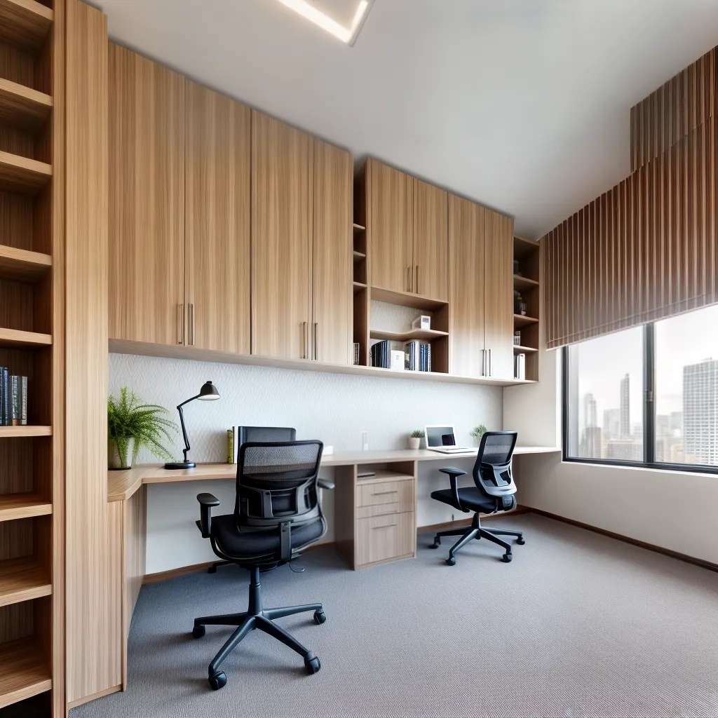 escritorio moderno mesa ergonomica livros