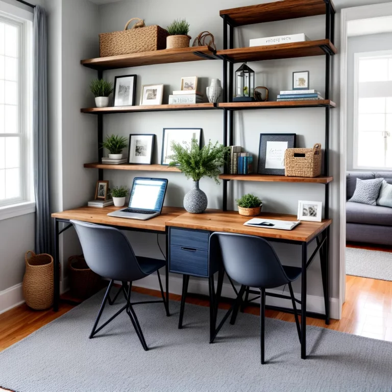 Decoração com tapetes para home office