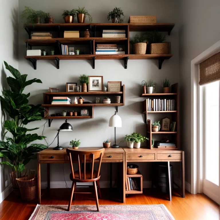Home office com estilo rústico: dicas e inspirações