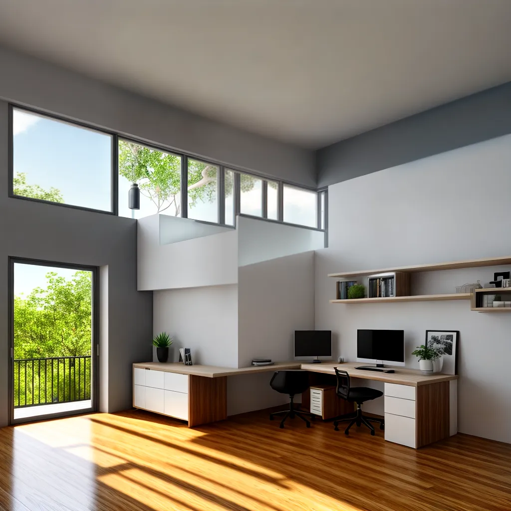 corredor home office mesa madeira 1