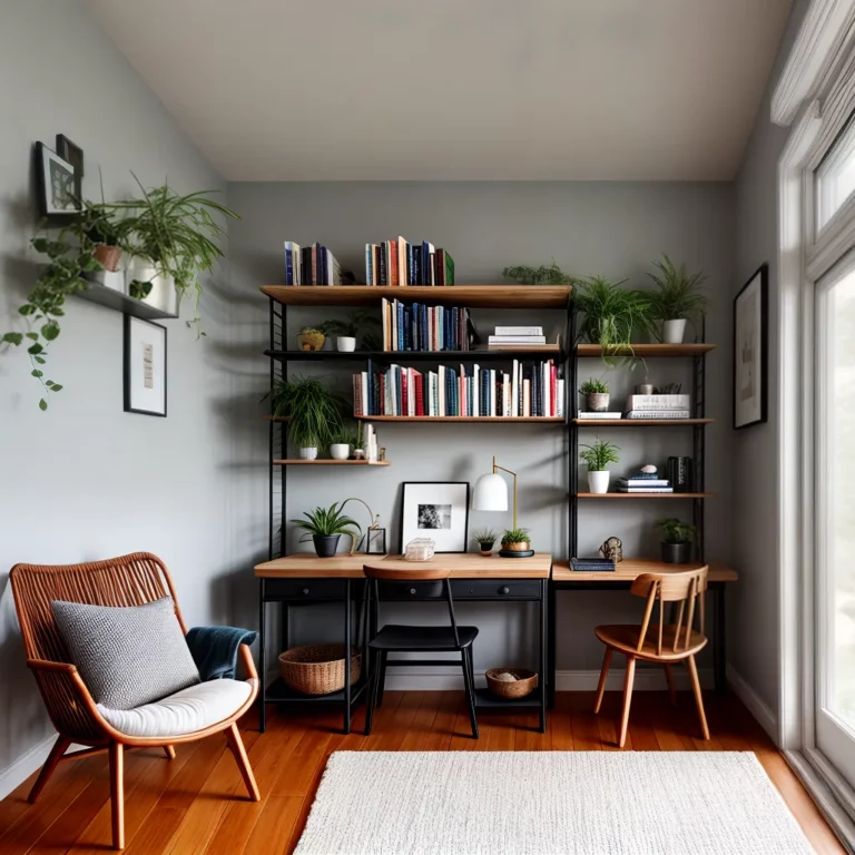 Ideias para criar um home office com espaço para relaxamento