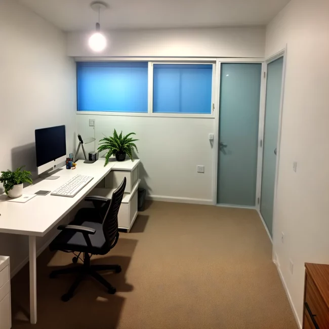 home office organizado biombos divisorias