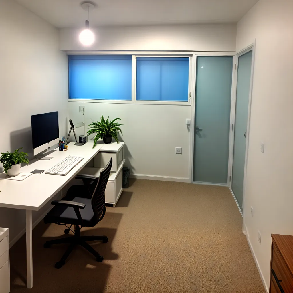 home office organizado biombos divisorias