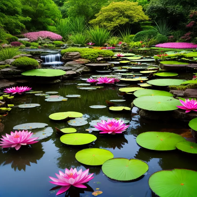 Jardins aquáticos: beleza e tranquilidade das águas