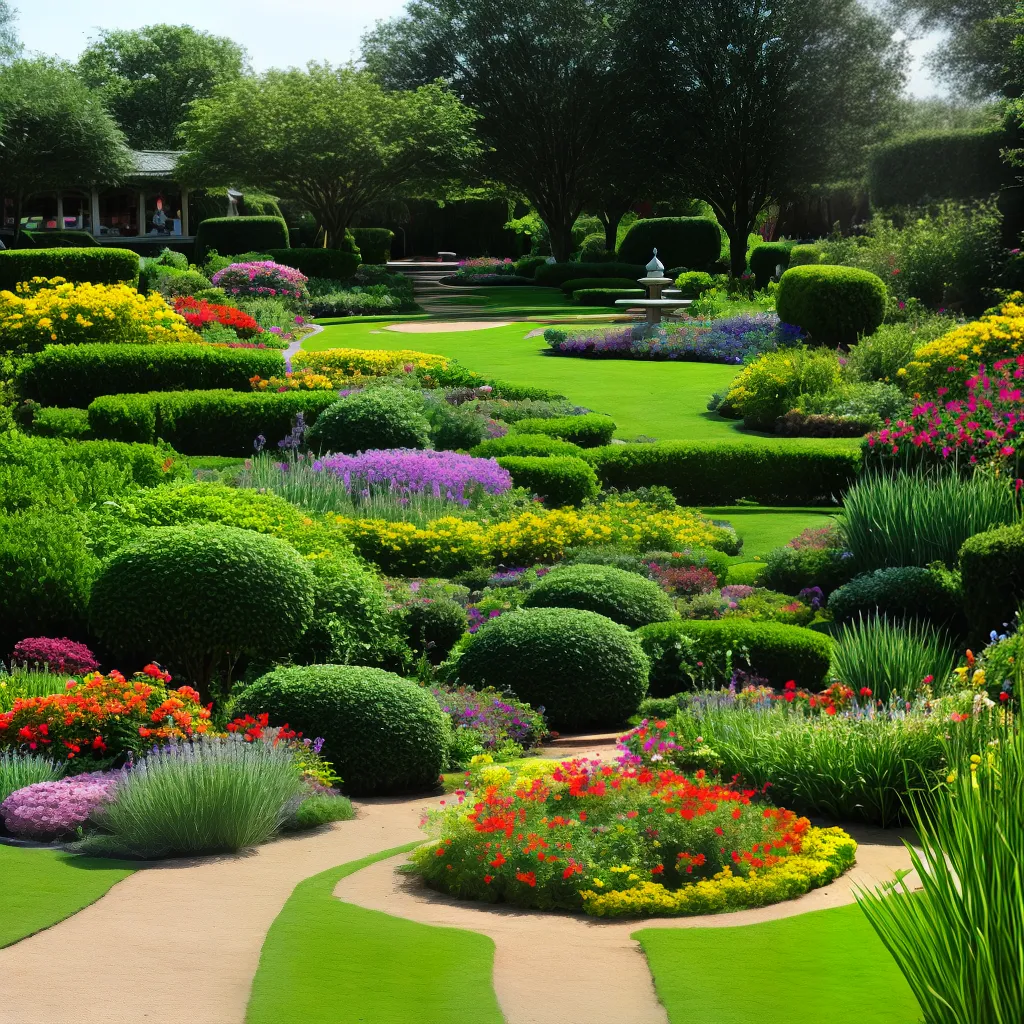 jardim infantil flores esculturas aprendizado