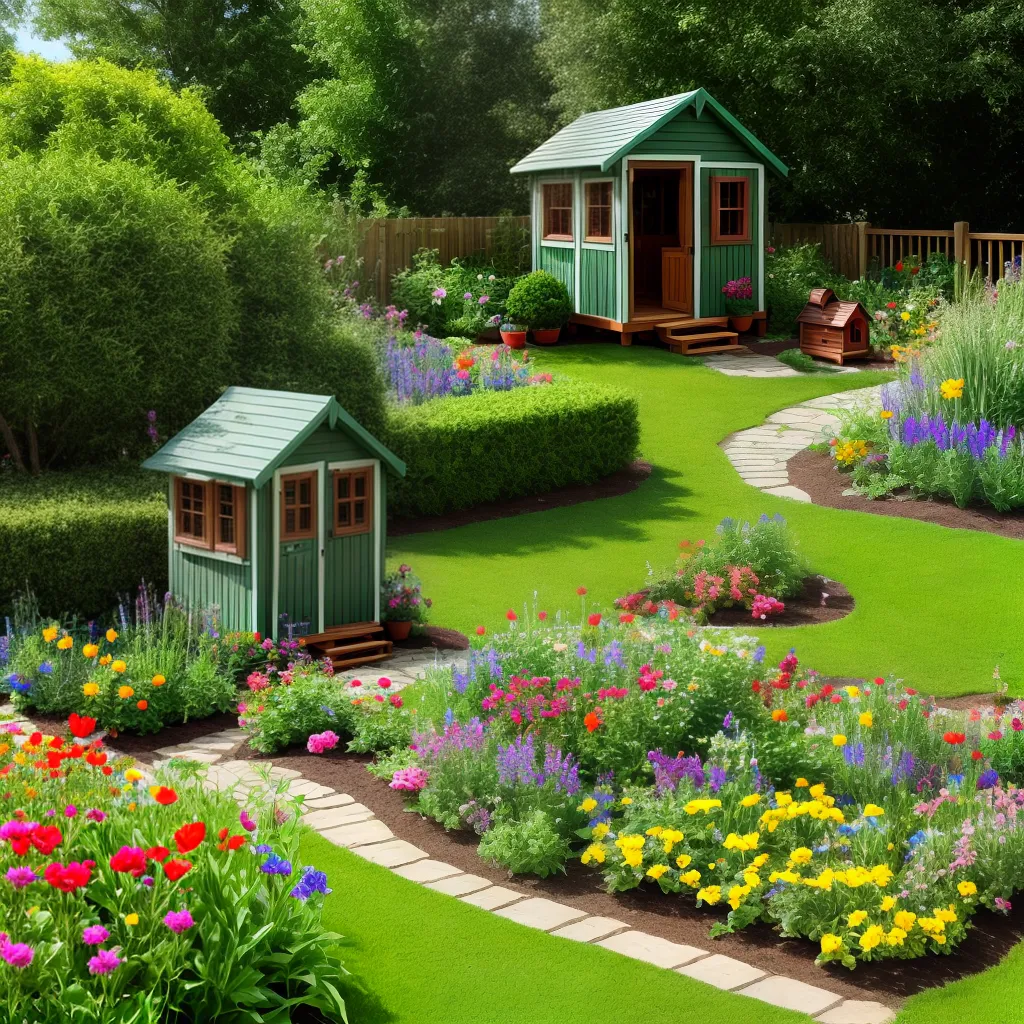 jardim infantil flores brincadeiras natureza
