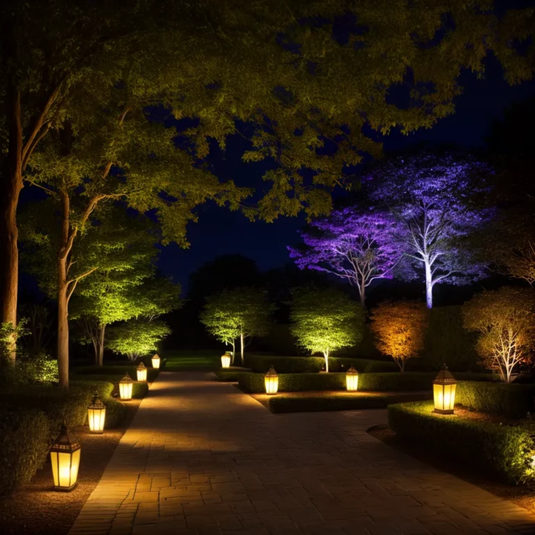 Jardins noturnos: iluminação e plantas para apreciar à noite