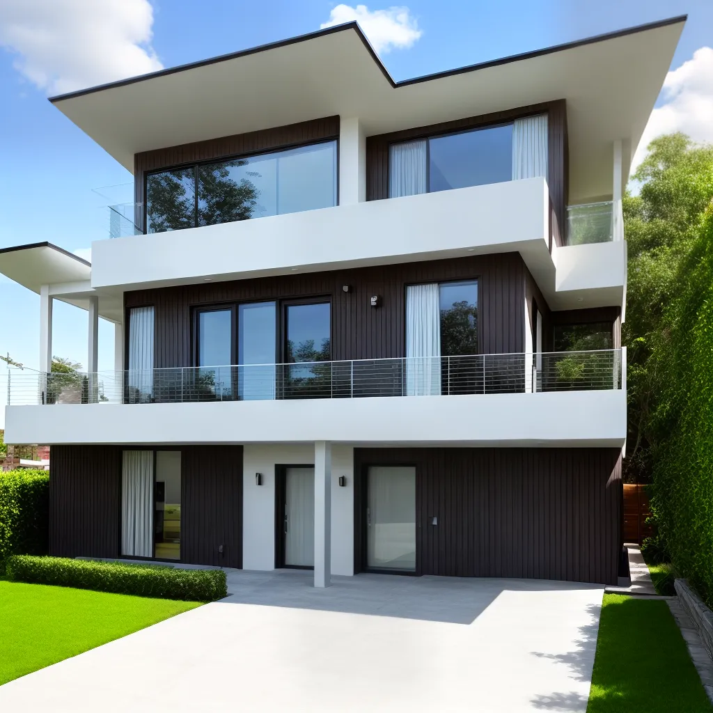 predio residencial moderno telhas policarbonato
