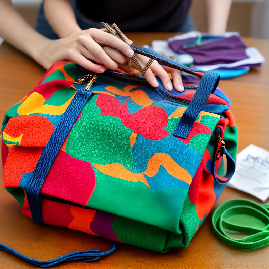 bolsa sustentavel costura criativa