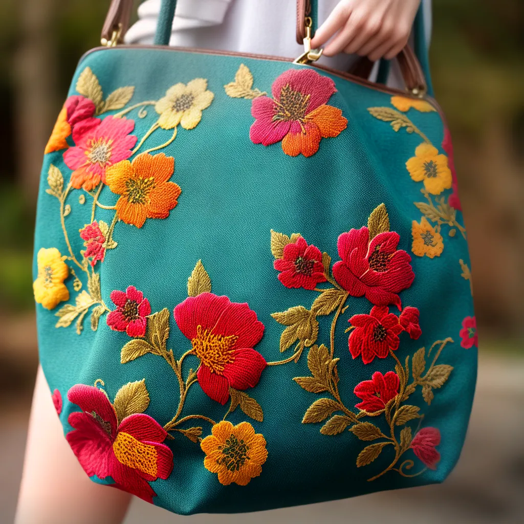 bolsa upcycled estilosa costura artesanal